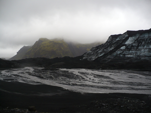 photo du glacier islandais Myrdasjökull