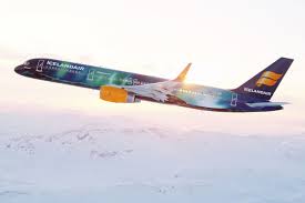 boeing 757-200 d'icelandair en vol