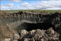 trou dans le permafrost