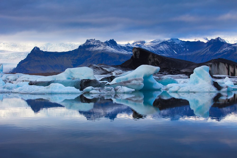 photo du glacier islandais Vatnajökull